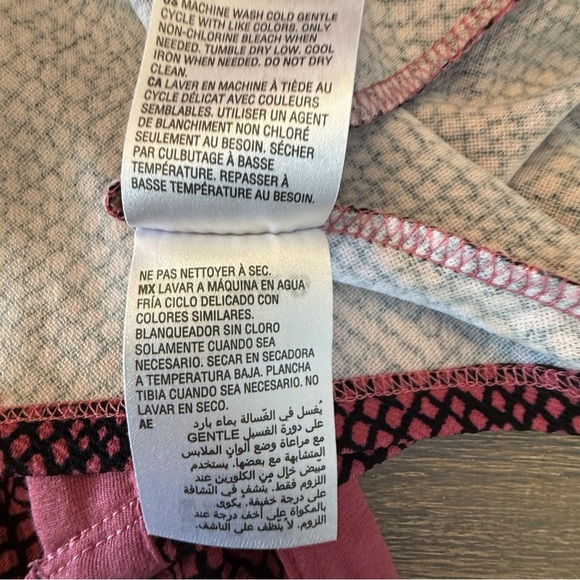 Material Girl Pink Black Snakeskin Print Bodycon Dress Women’s Size Large - Picture 7 of 14